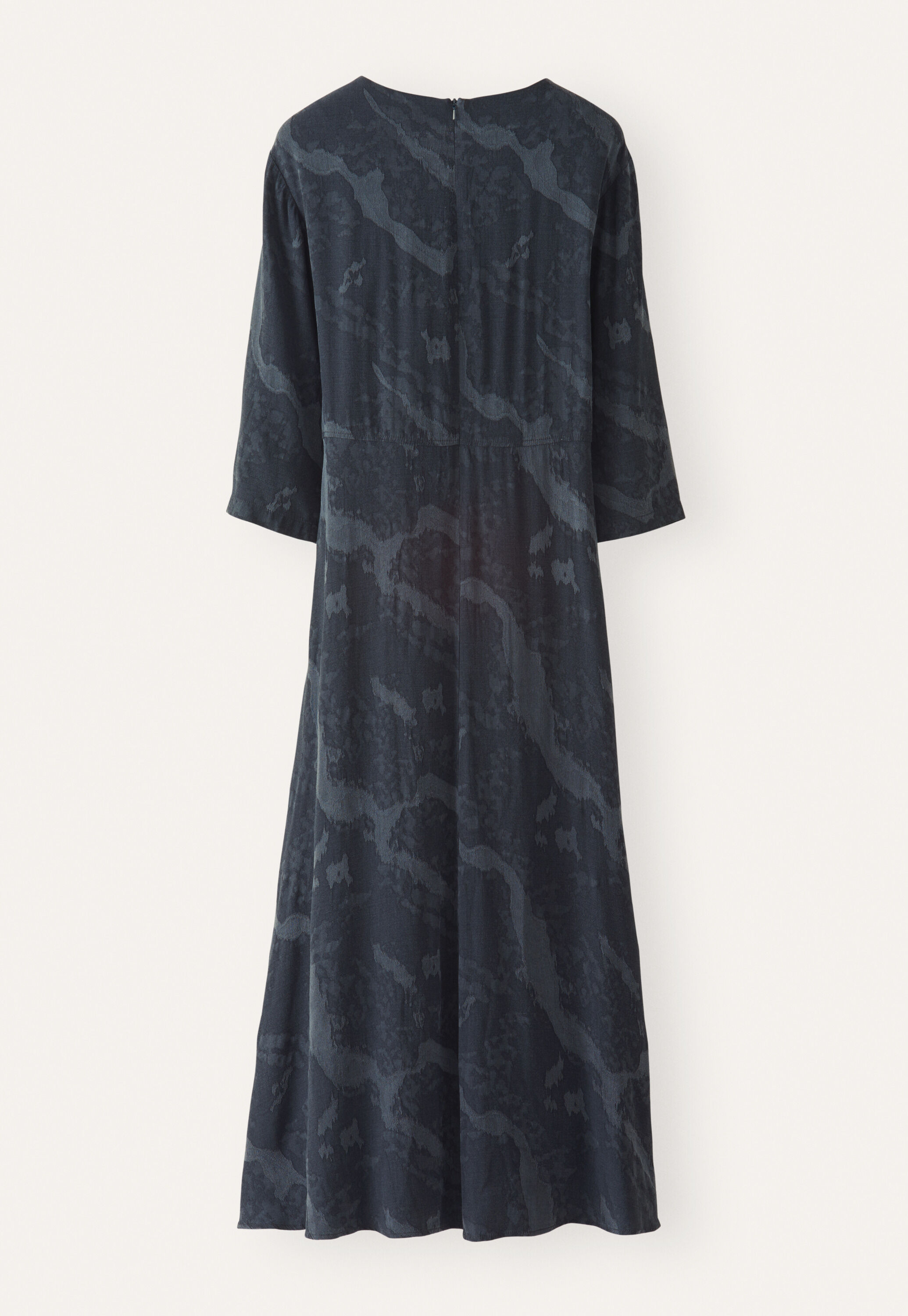 Jacquardkleid, Petrol/Schiefer, large