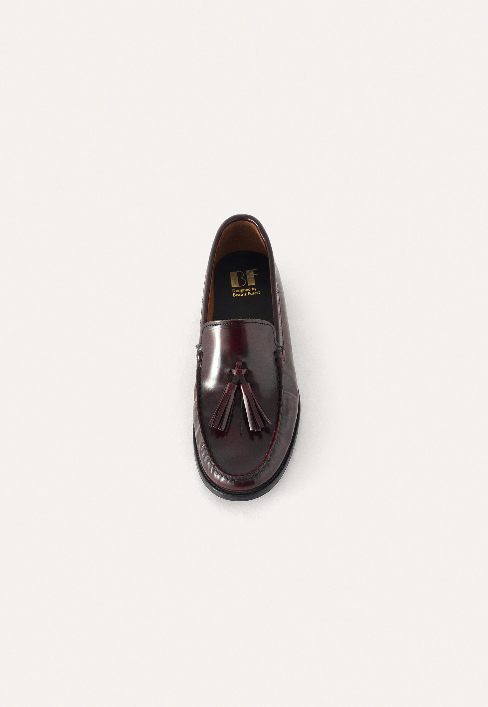 Loafer mit Quasten, Burgunder, large