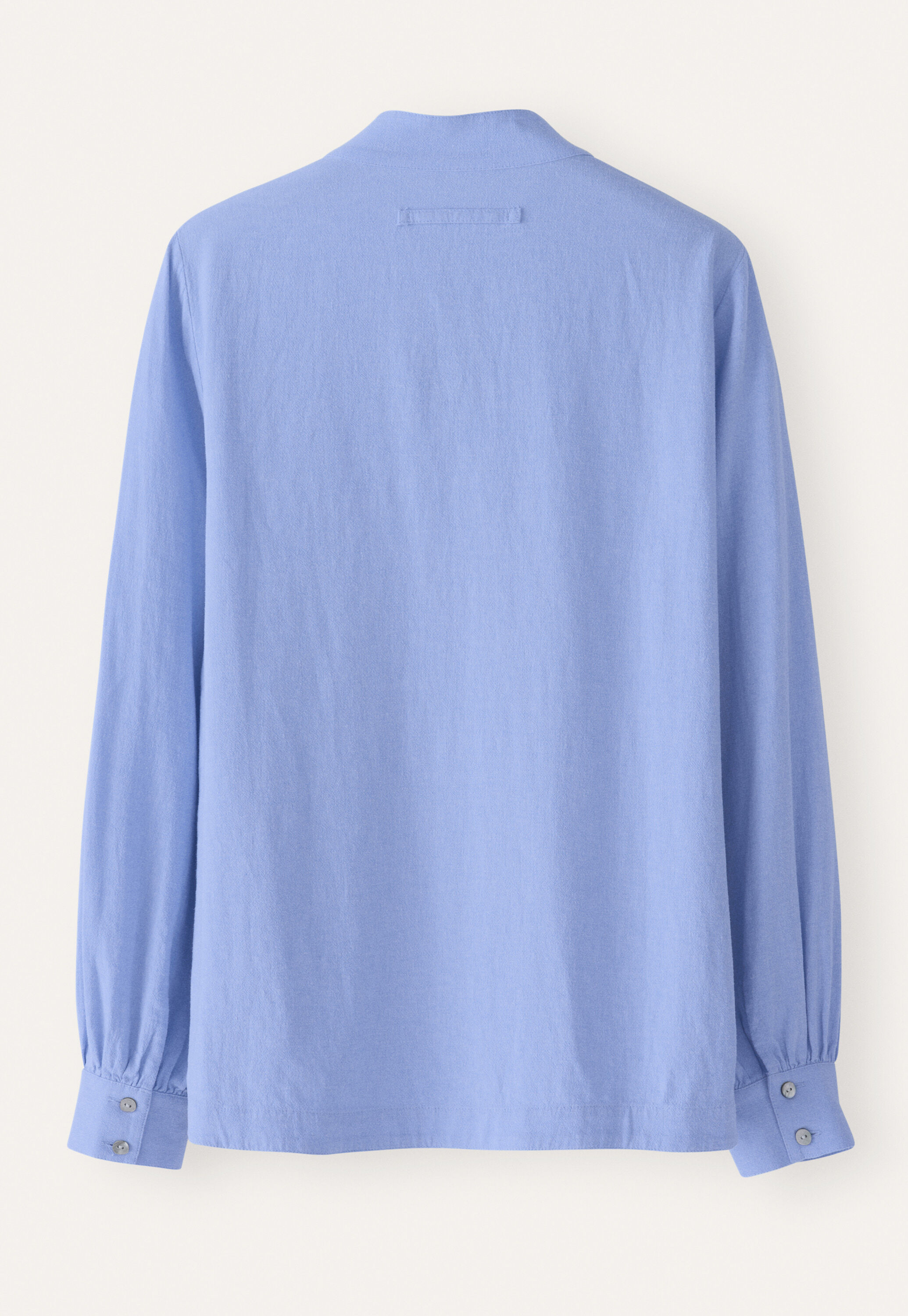 Bluse mit Trichterkragen
