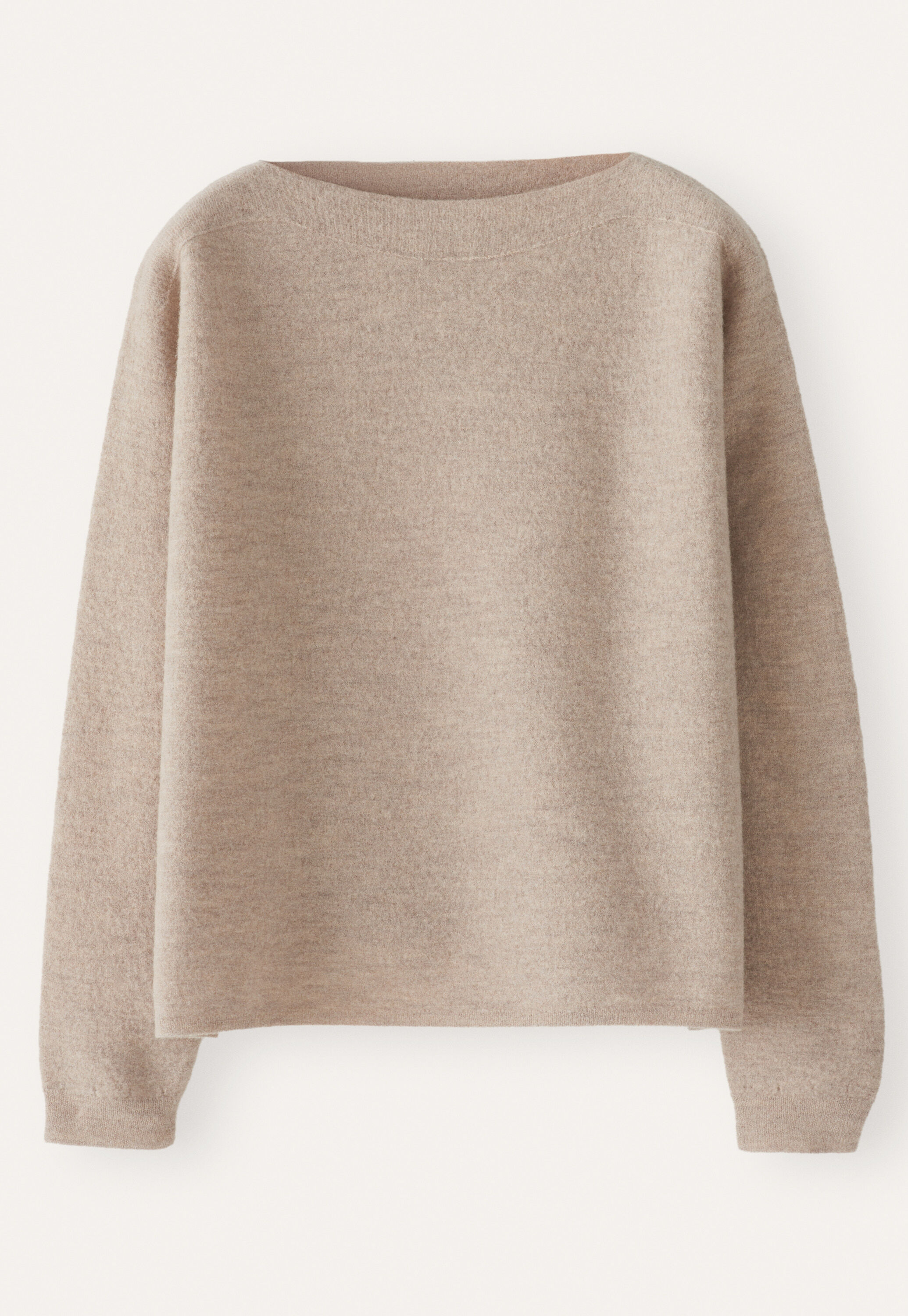 Kastiger Pullover, Rehbraun, large