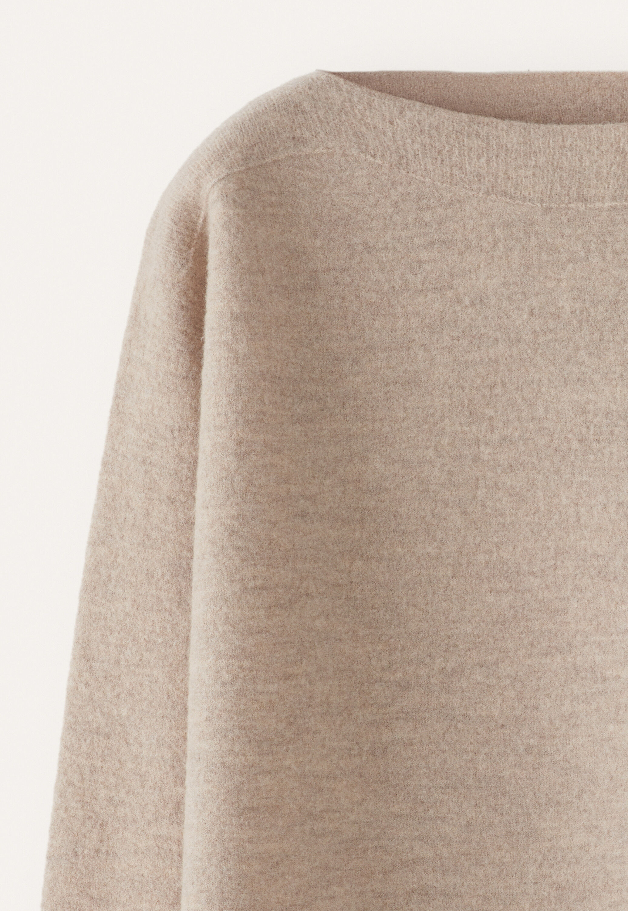 Kastiger Pullover, Rehbraun, large