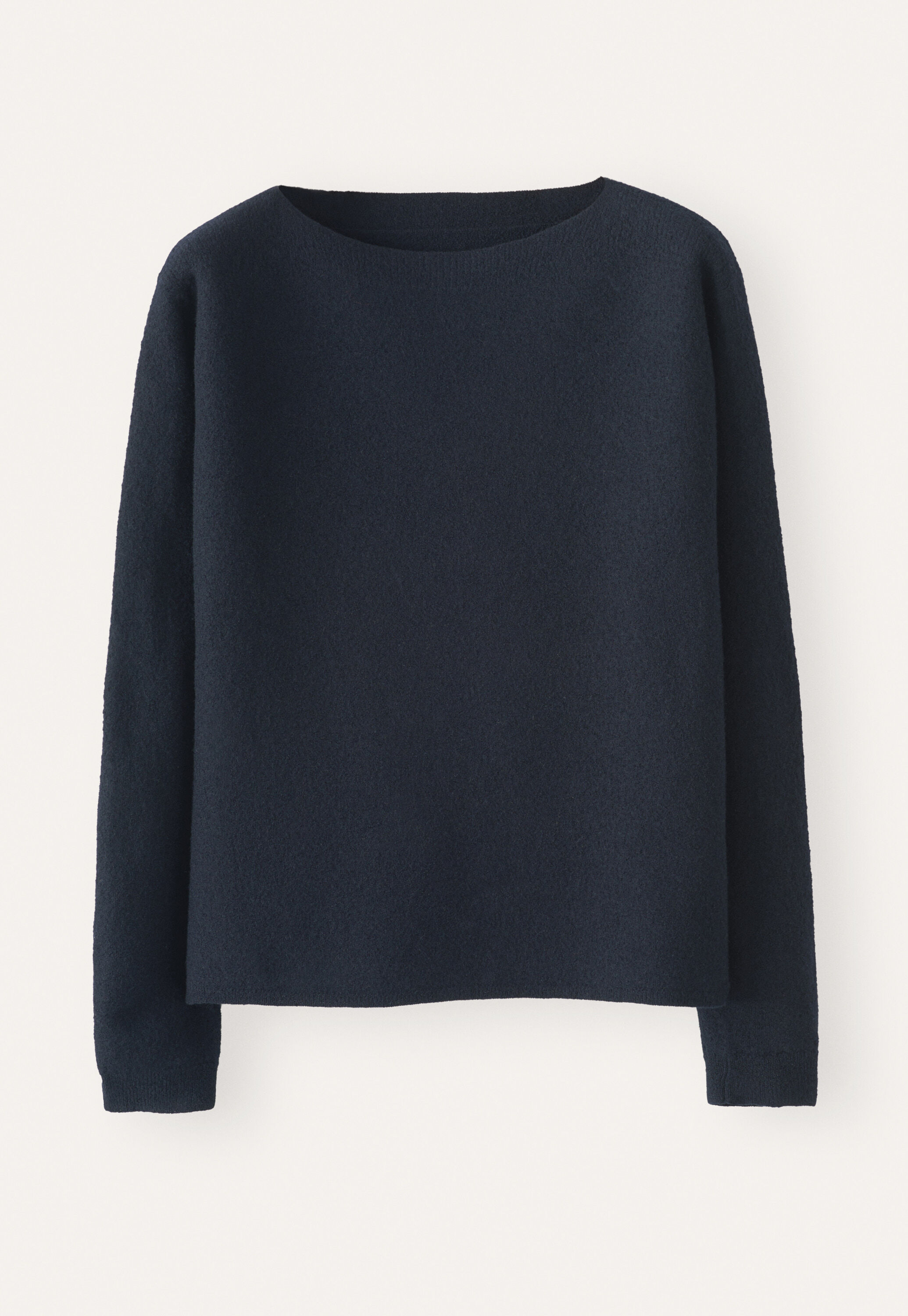 Kastiger Pullover, Blauschwarz, large