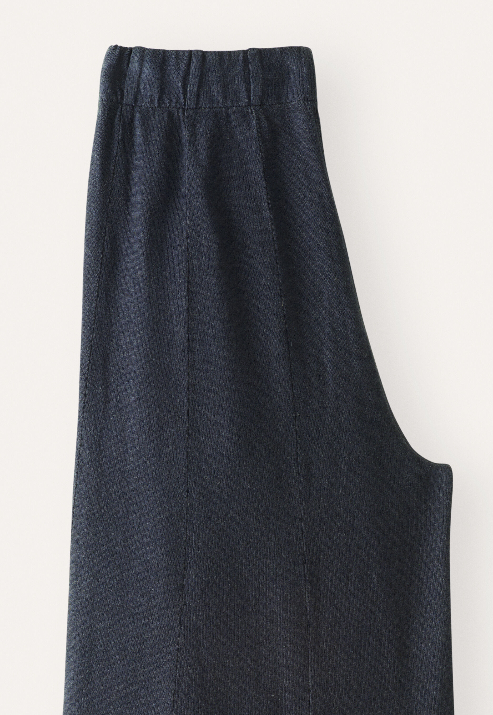 Weitbeinige Jersey-Hose