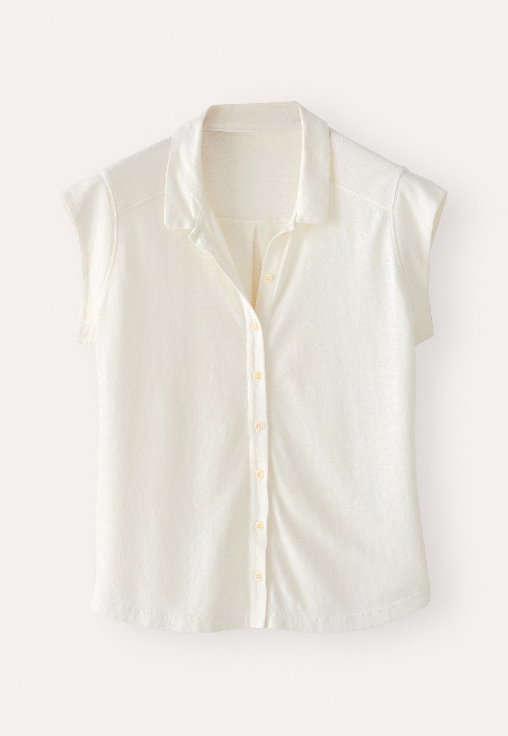Fl&uuml;gel&auml;rmel-Bluse aus Jersey