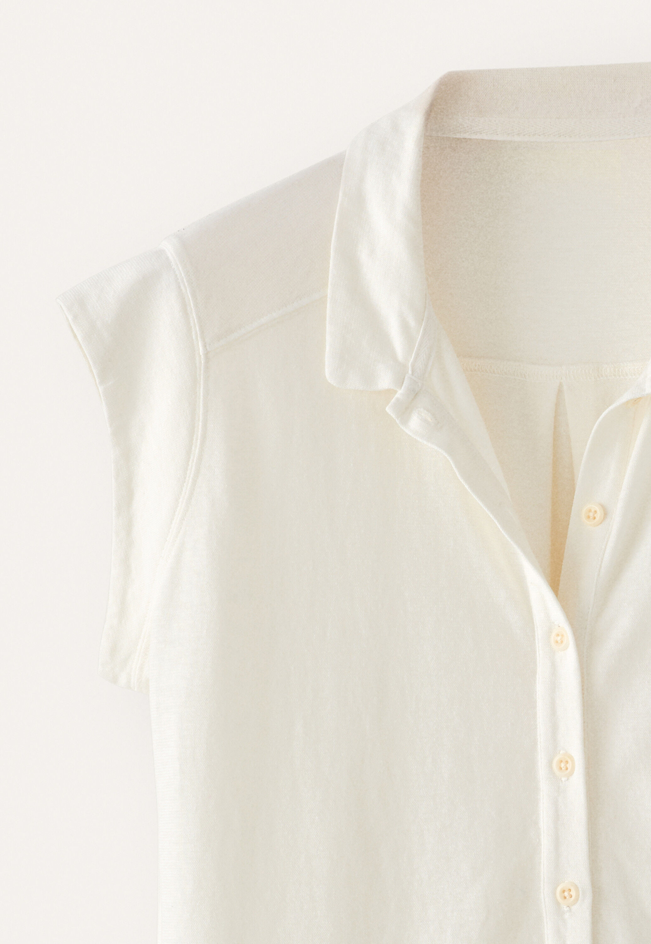 Fl&uuml;gel&auml;rmel-Bluse aus Jersey