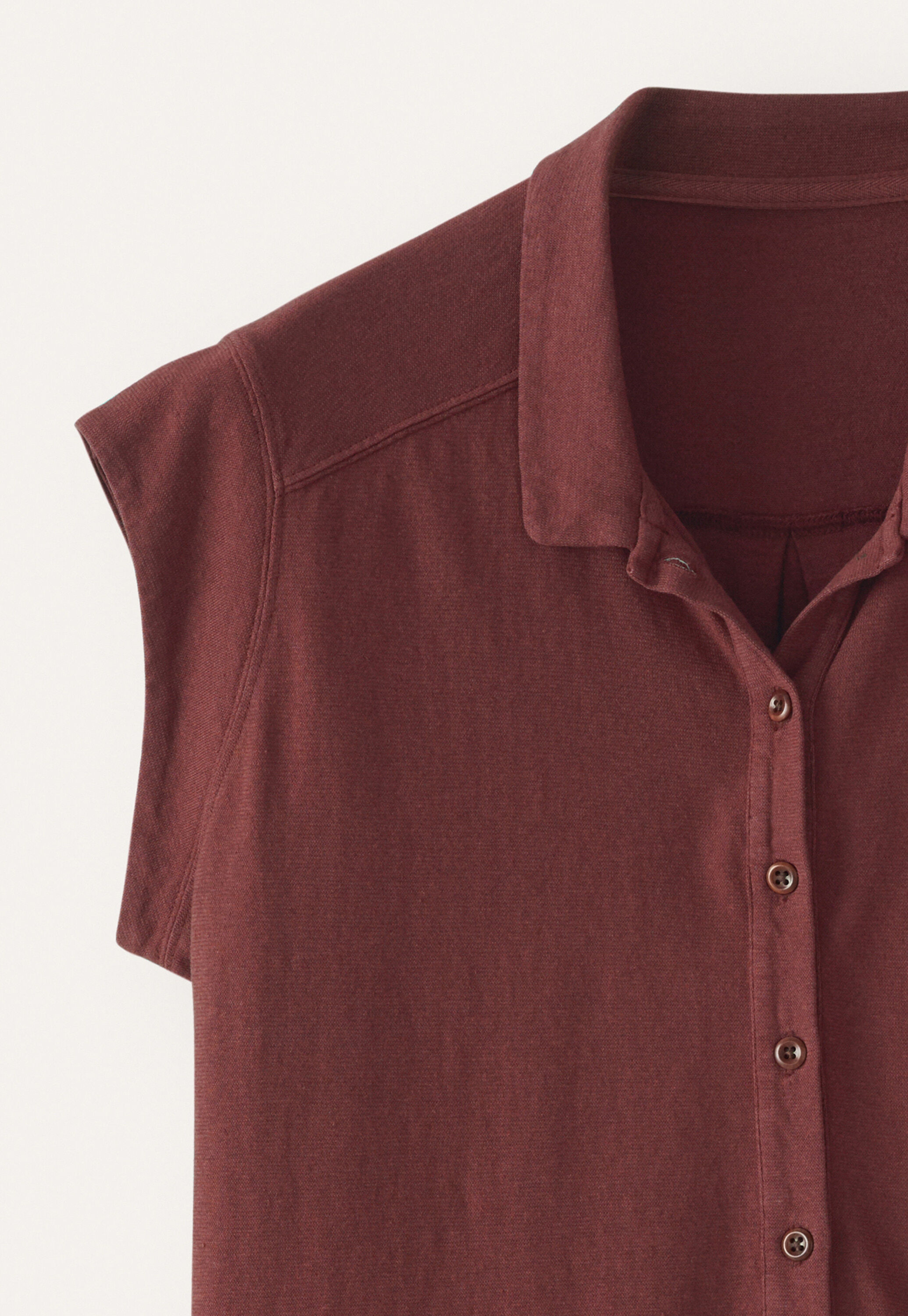 Fl&uuml;gel&auml;rmel-Bluse aus Jersey