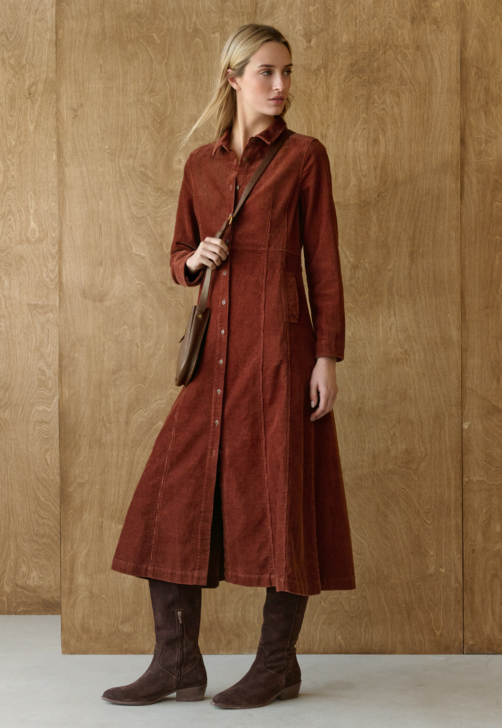 Kariertes Kleid