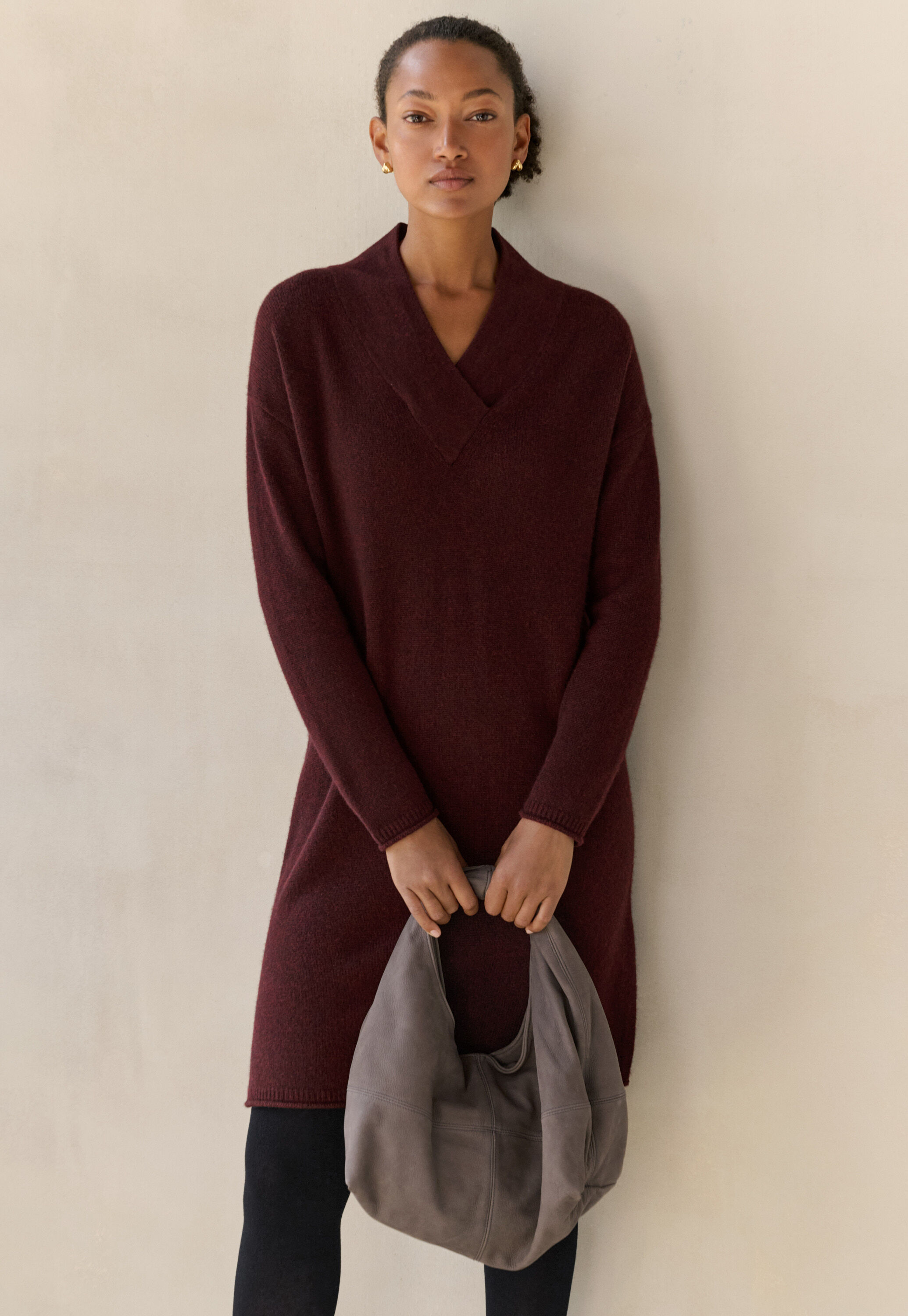 Bluse mit geschwungenen &Auml;rmeln