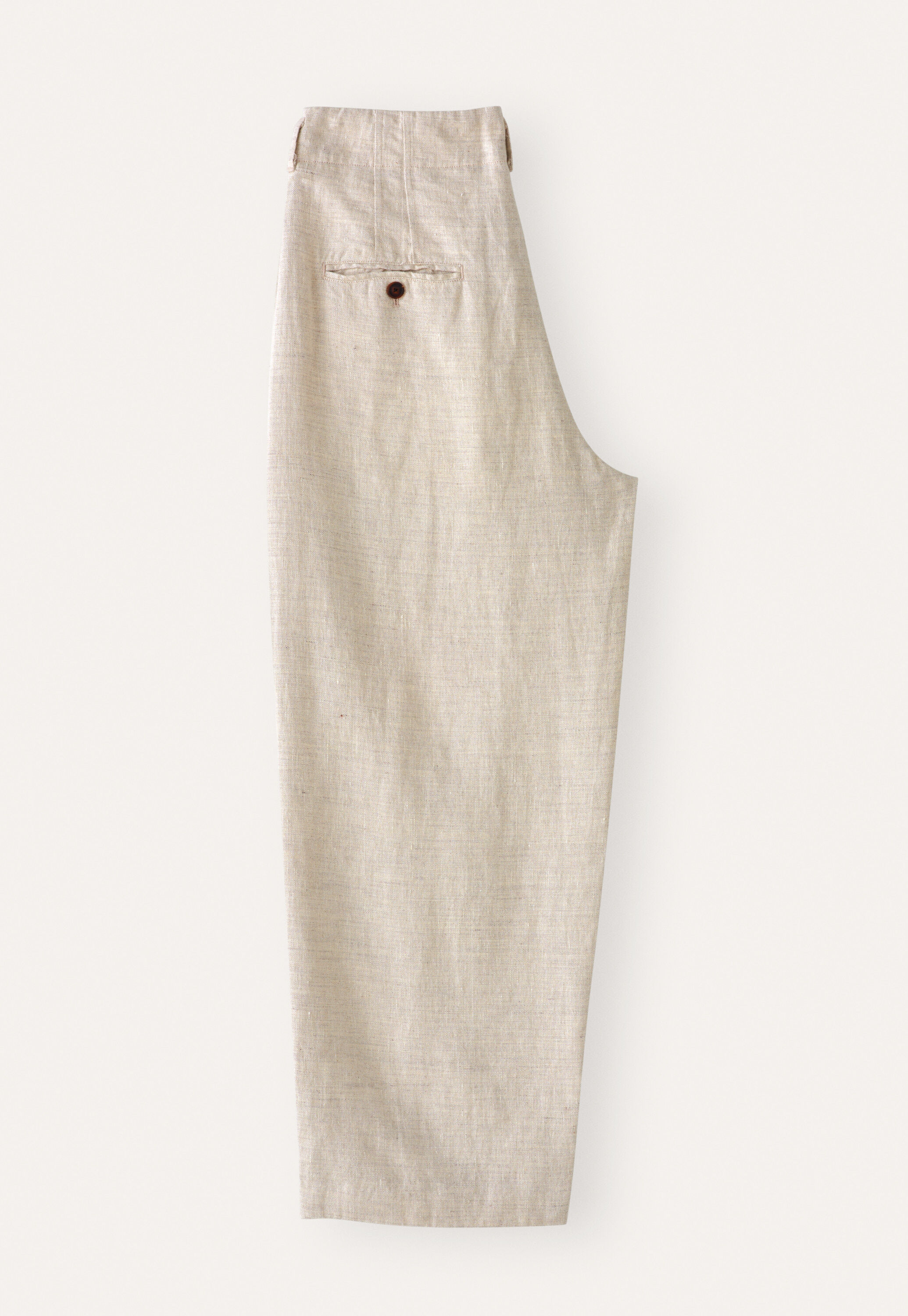 Barrel-Leg-Hose, Ecrugrau, large