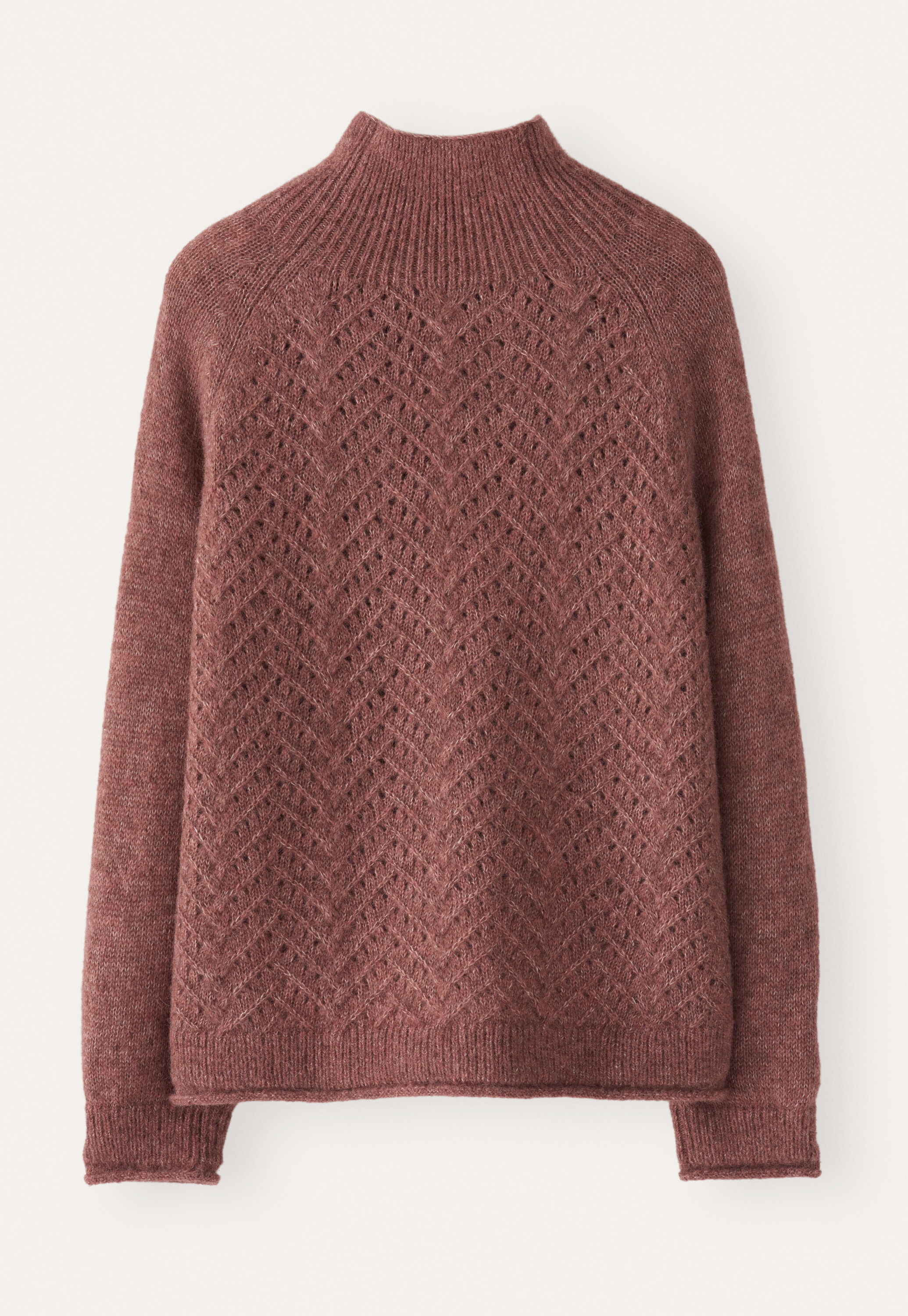 Pullover mit Zopfmuster