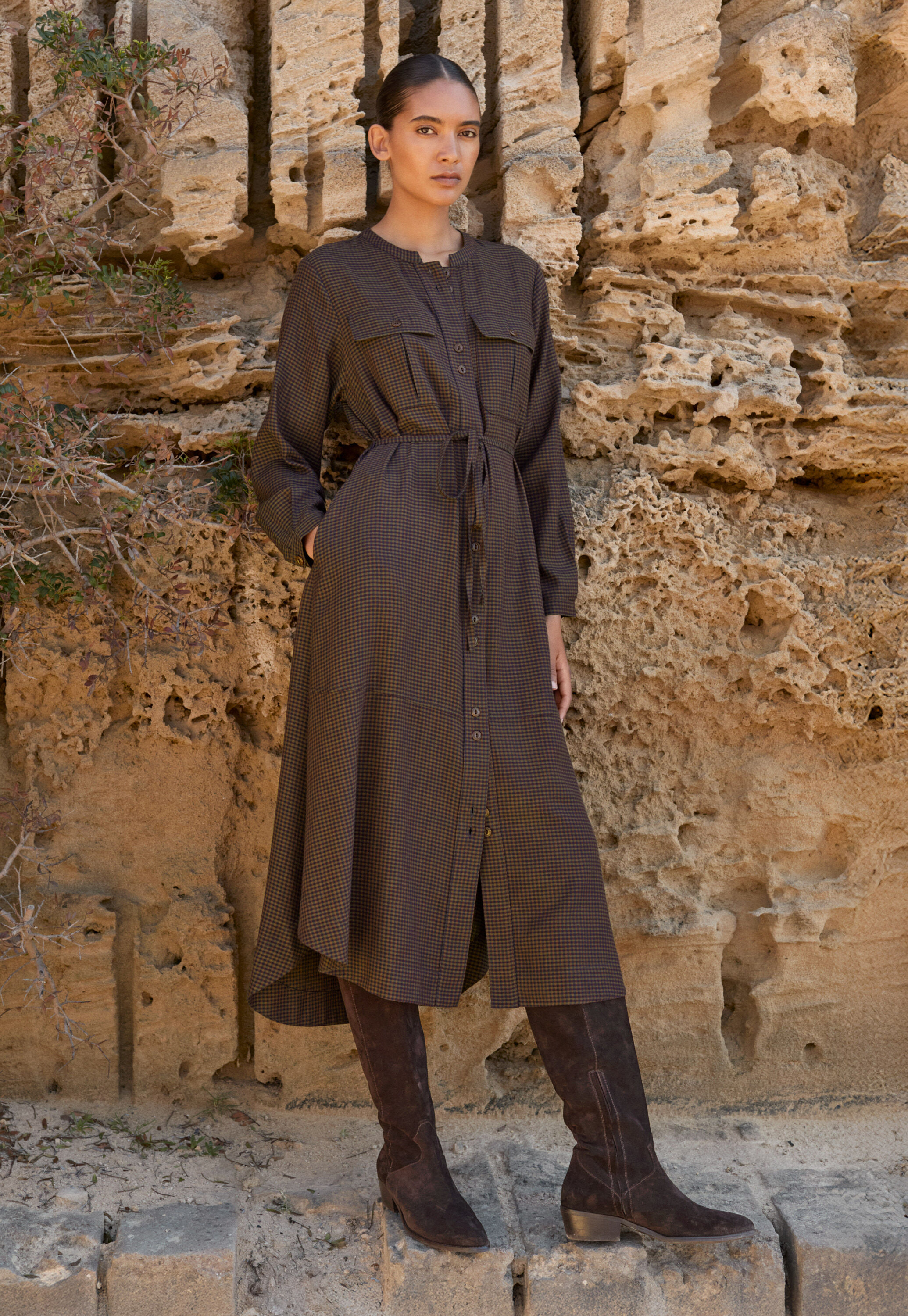 Ripppullover mit Rundhalsausschnitt