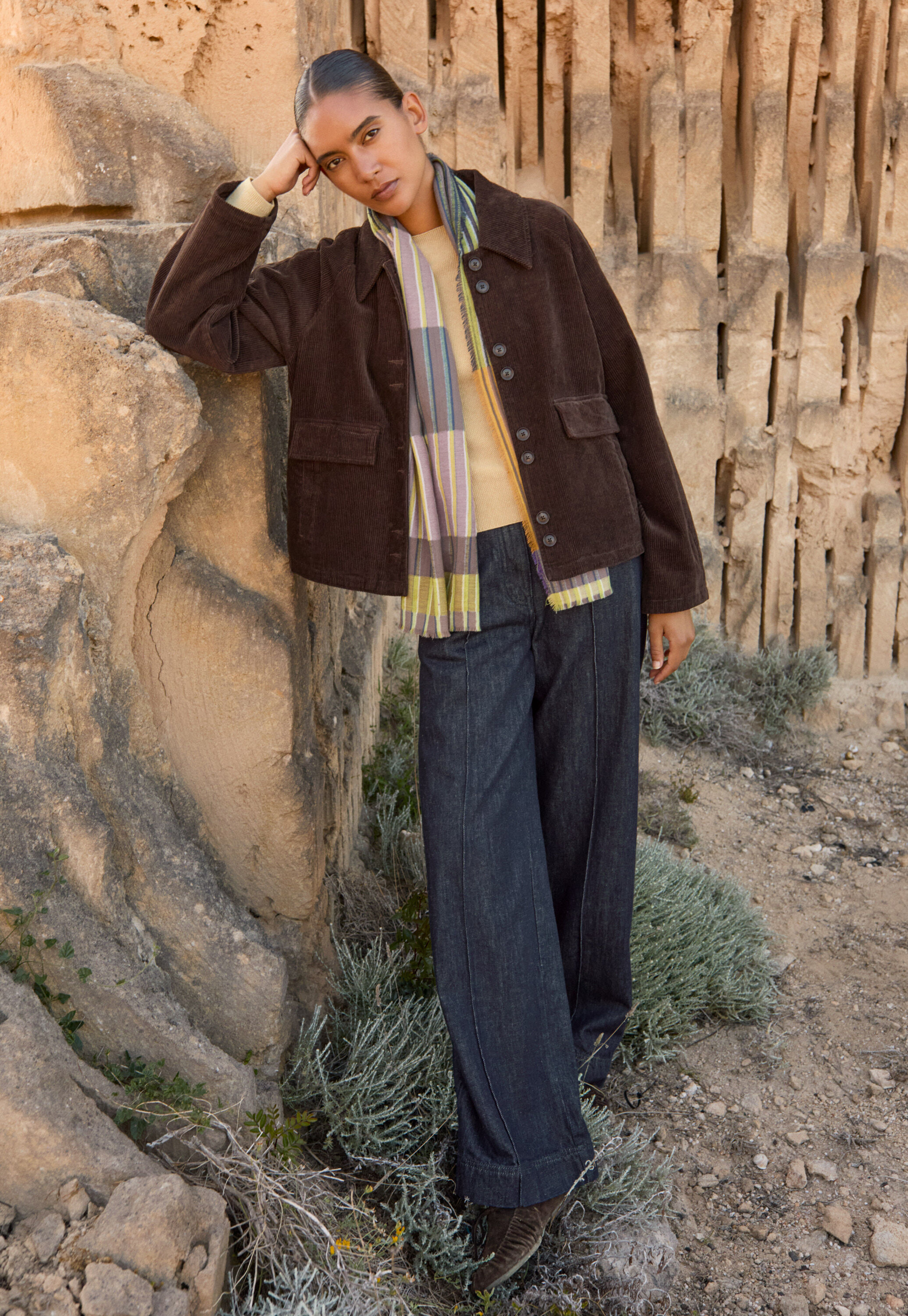 Ripppullover mit Rundhalsausschnitt