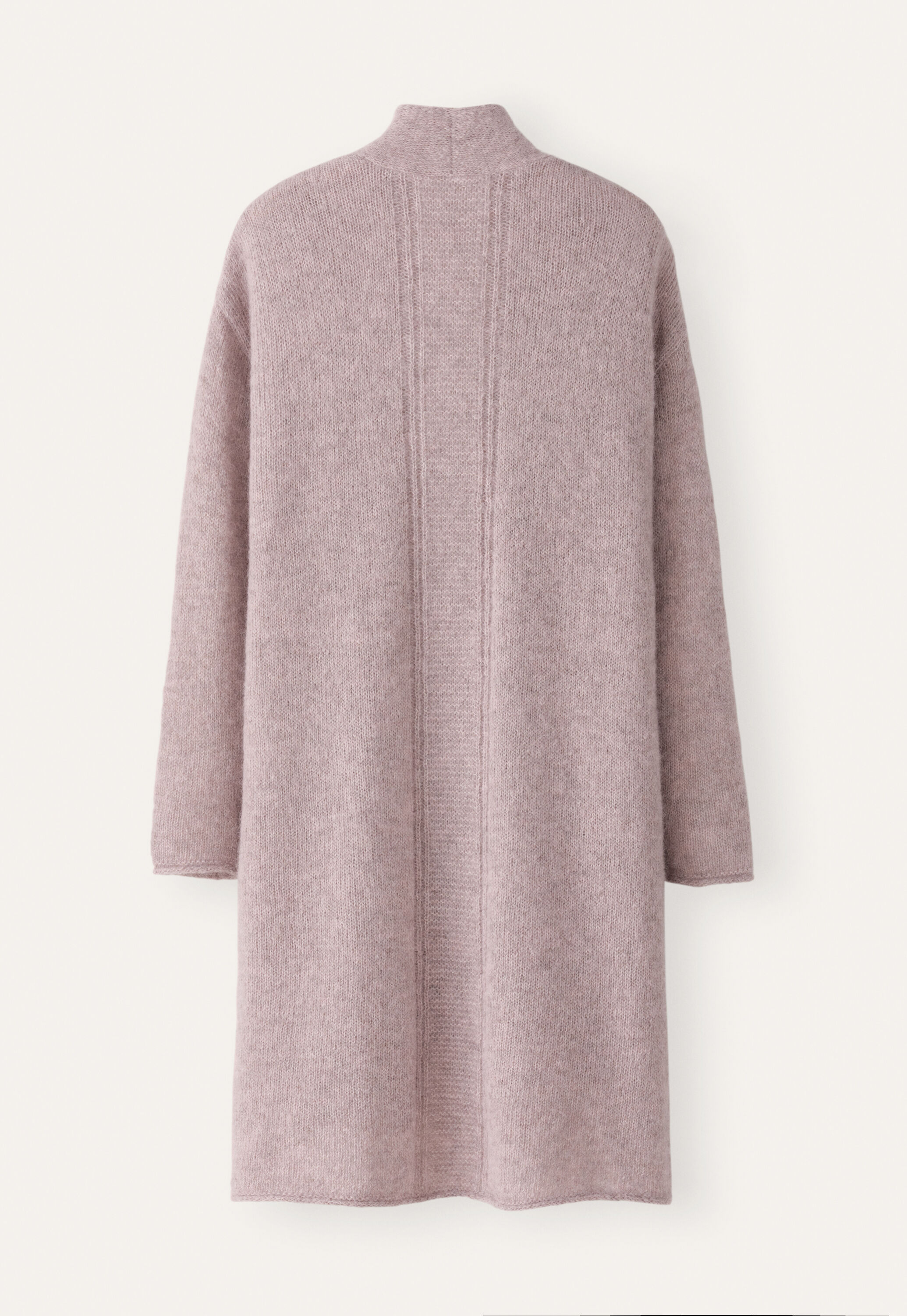 Verschlussloser Cardigan, Fliedergrau, large