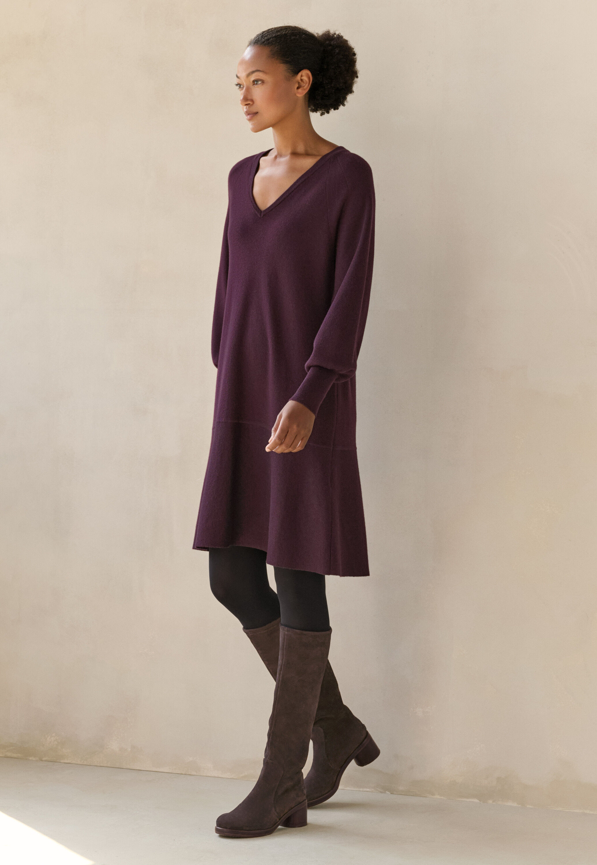 Ripppullover mit Rundhalsausschnitt