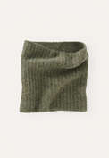 Strick-Snood, Khaki, webstill