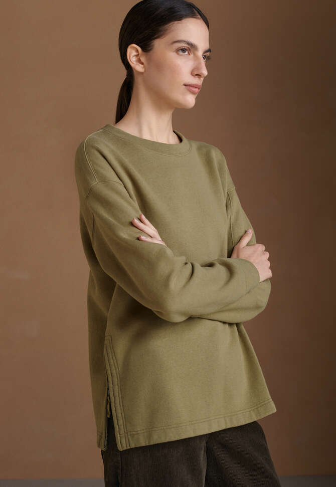 Sweatshirt , Zartes Salbeigr&uuml;n, completeTheLook