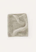Strick-Snood, Blasses Grau, webstill
