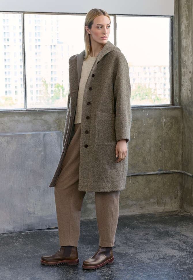 Kapuzenmantel, Taupe, completeTheLook