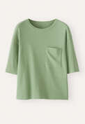 T-shirt mit Tasche, Zartes Apfelgr&uuml;n, webstill