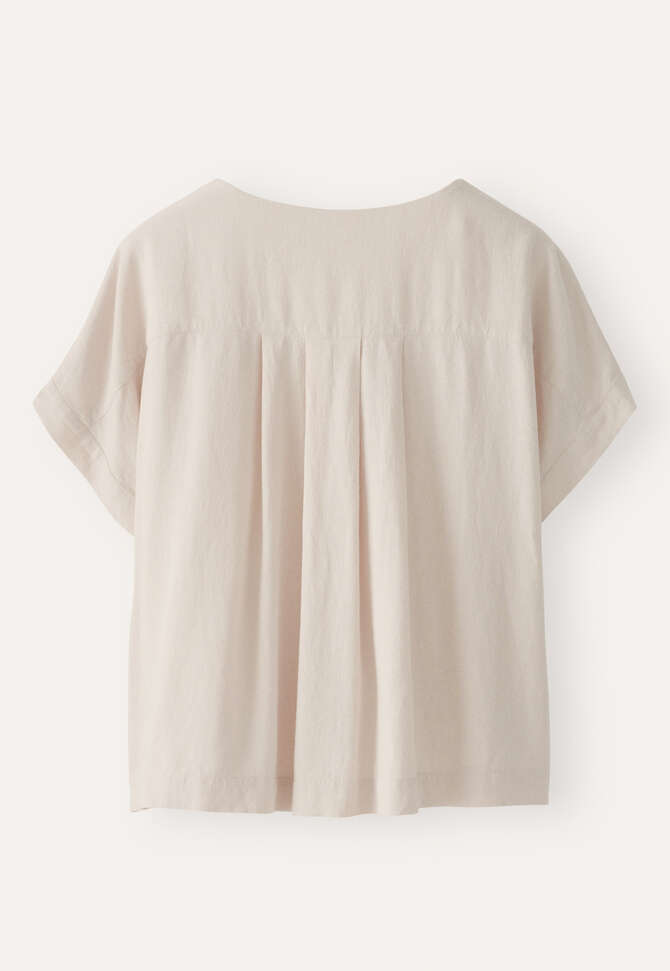 Oberteil mit Faltenfront, Perle, completeTheLook