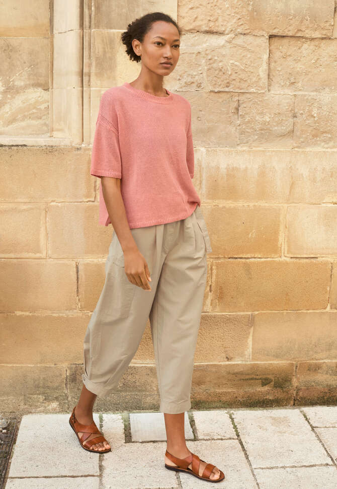 K&uuml;rzere Schlupfhose, Blasser Stein, completeTheLook