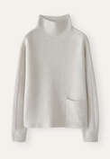 Pullover mit Dolman-&Auml;rmeln, Perlgrau, webstill