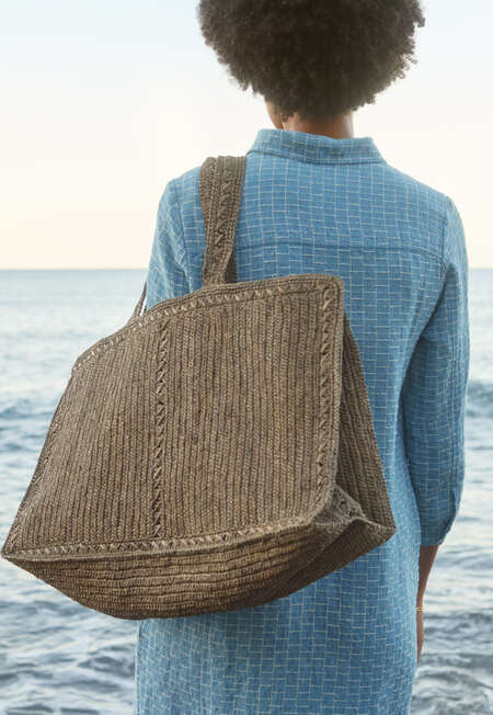 Korb-Schultertasche, Khakibraun, completeTheLook