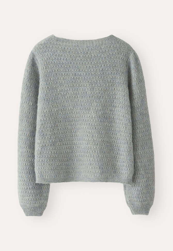 Fangmuster-Pullover, Frostiges Blau, completeTheLook