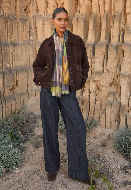 K&uuml;rzere Cordjacke, Dunkle Schokolade, completeTheLook