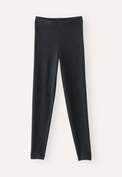Leggings, Kohlschwarz, webstill