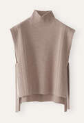 Strick-Tabard, Zartes Nerzbraun, webstill