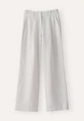 Hose mit Faltenfront, Eisgrau, webstill