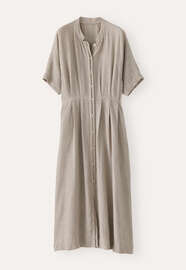 Durchgekn&ouml;pftes Kleid, Aqua/Khaki, webstill