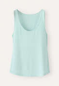 Geripptes Tr&auml;ger-Top, Mint/Aqua, webstill