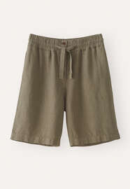 Shorts mit gebundener Taille, Zartes Champignon, webstill