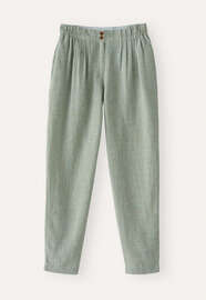 Schmal zulaufende Hose, Goldener Ozean, webstill