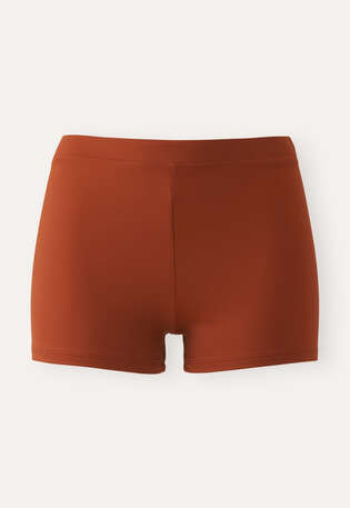 Bikini-Shorts, Gebranntes Siena, webstill