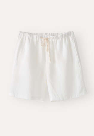 Schlupf-Shorts, Wei&szlig;, webstill