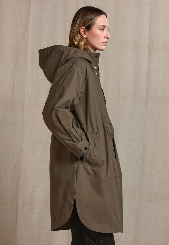 Parka mit Kapuze, Khakibraun, completeTheLook