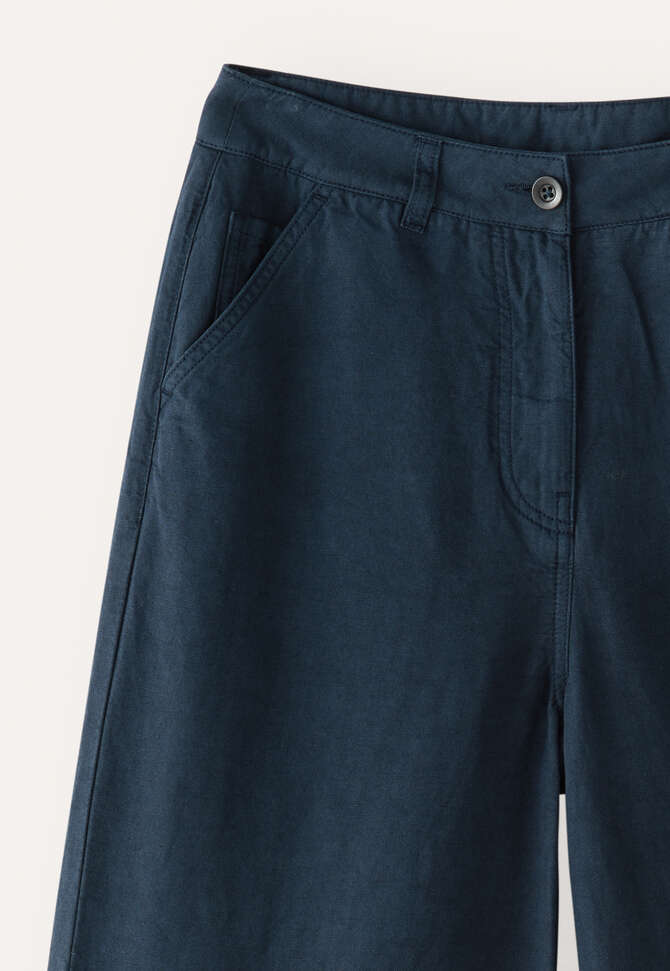 Jeans mit geschwungenen N&auml;hten, Dunkles Aquamarin, completeTheLook