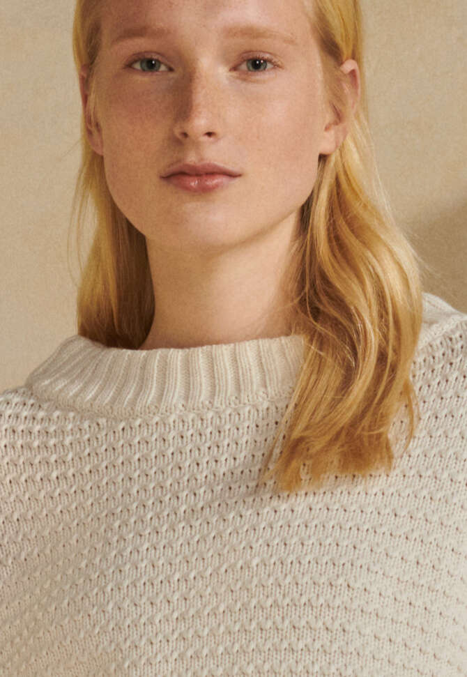 Pullover mit Dolman-&Auml;rmeln, Creme, completeTheLook