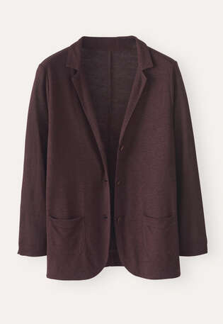 Jersey-Blazer, Feige, webstill