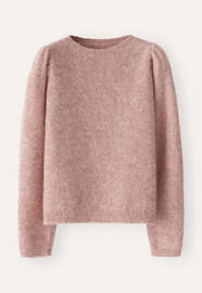 Pullover mit Puff&auml;rmeln, Zartes Ros&eacute;, webstill