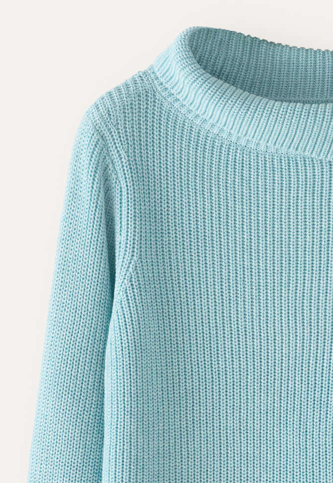 Pullover mit Kragen, Mint/Ozean, completeTheLook
