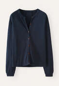 Jersey-Bluse, Mitternacht, webstill