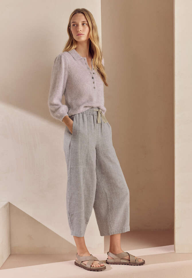 Pullover mit Kragen, Blasses Lavendel, completeTheLook