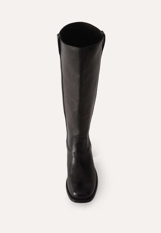 Kniehohe Stiefel, Schwarz, completeTheLook