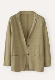 Jersey-Blazer, Salbei-Taupe, webstill