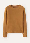 Lang&auml;rmeliger Pullover, Toskanisches Orange, webstill