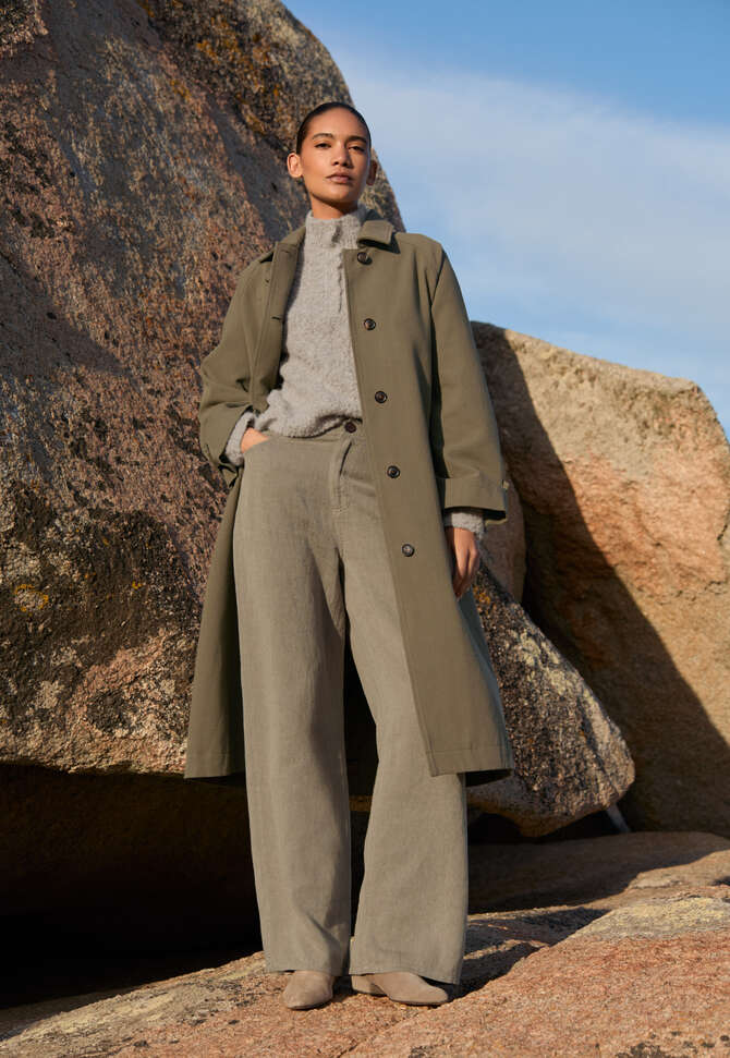 Trench coat, Zartes Khaki, completeTheLook